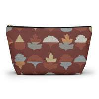 Frond Accessory Pouch w T-bottom in Red